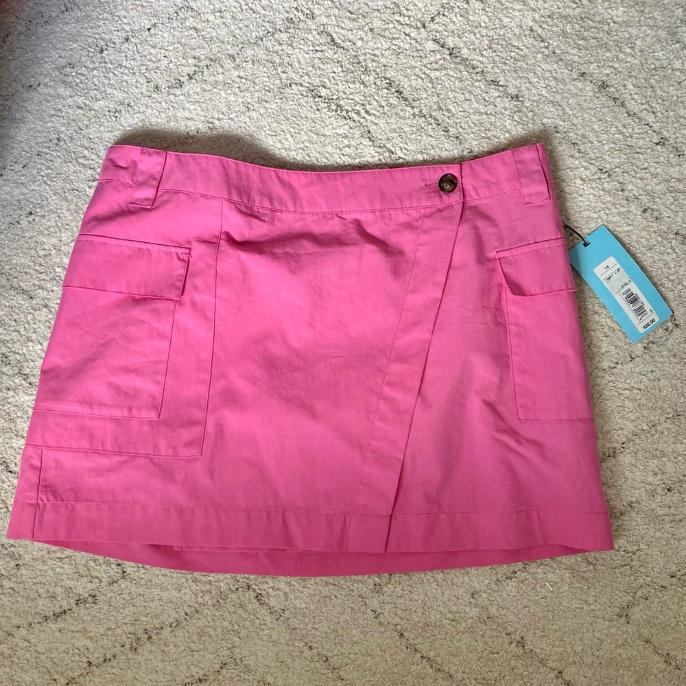 Future Collective pink wrap skirt